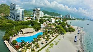 Vista de Samaria Club de Playa en Santa Marta, Colombia